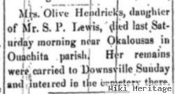 Olive Lewis Hendricks