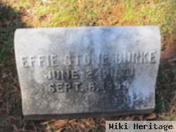 Effie Jane Stone Burke