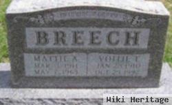 Mattie A Breech