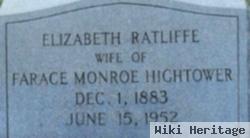 Elizabeth ""bettie"" Ratliff Hightower