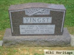 John A Yingst