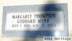 Margaret Thompson Myhr