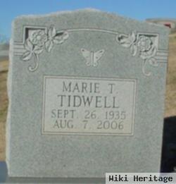 Marie T. Tidwell