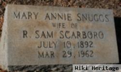 Mary Annie Snuggs Scarboro