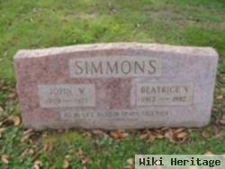 Beatrice V Simmons