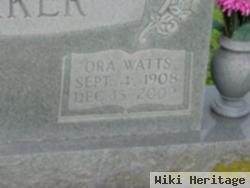 Ora Fountain Watts Baker