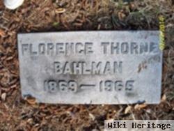 Florence Thorne Bahlman