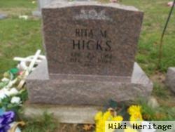 Rita M. Hicks