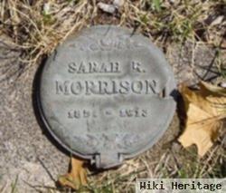 Sarah R Sprague Morrison