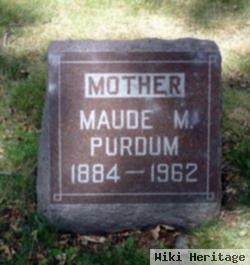 Maude M Carey Purdum