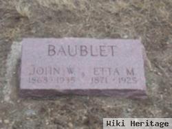 John W. Baublet