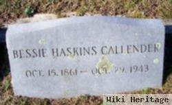 Bessie Haskins Wills Callender