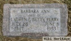 Barbara Ann Perry