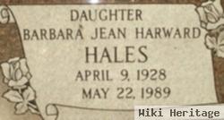 Barbara Jean Harward Hales