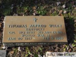 Cpl Thomas Alfred Wiley