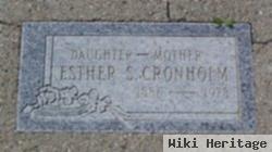 Esther S Cronholm