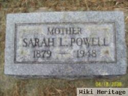 Sarah L Powell