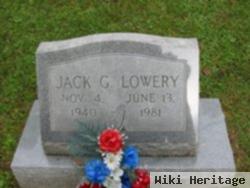 Jack G Lowery