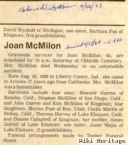 Joan B Mcmilon