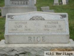 Mary A Killinger Rice