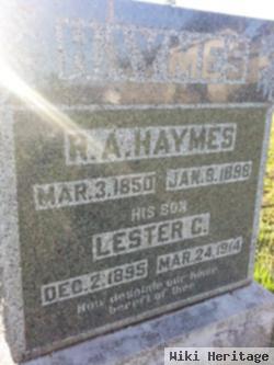 Lester C Haymes