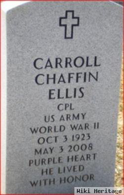 Carroll Chaffin Ellis