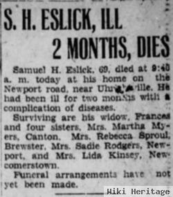 Samuel H. Eslick