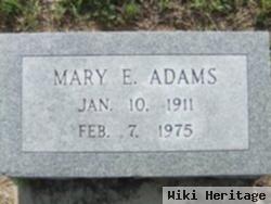 Mary E Adams