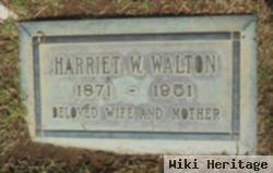 Harriet W "hattie" Roper Walton