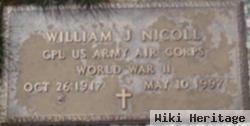 William J Nicoll