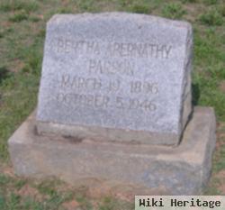 Bertha Abernathy Parson