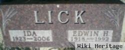 Edwin H Lick