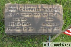 Ltjg John Campbell Simpson