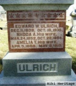 Edward W Ulrich