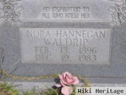 Nora Lee Hannegan Waldrip