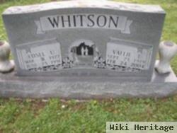 Vallie Lee Harris Whitson