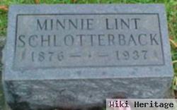 Minnie Lint Schlotterback