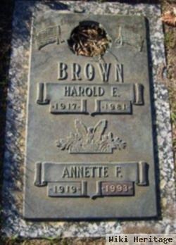 Annette F Brown