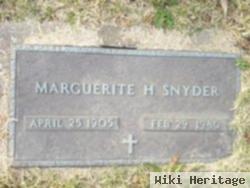 Marguerite H Flarity Snyder