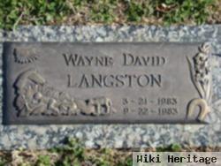 Wayne David Langston