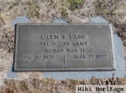 Olen B. "red" Lane