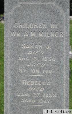 Sarah Jane Milnor