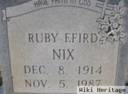 Ruby Efird Nix