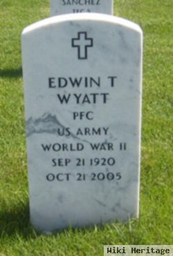 Edwin T Wyatt