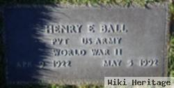 Henry Edward Ball