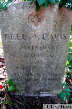 Capt Fred A Davis