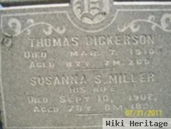 Susanna S "susan" Miller Dickerson