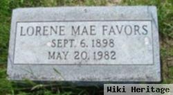 Lorene Mae Cotner Favors