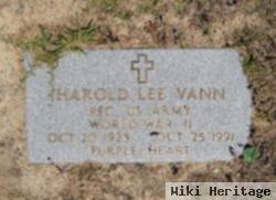 Harold Lee Vann