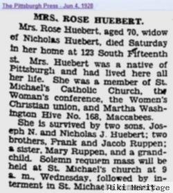 Rose Ruppen Huebert